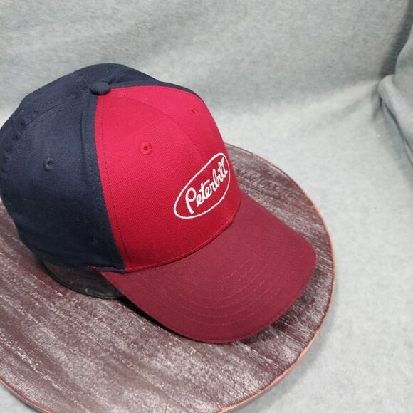 Peterbilt Baseball Cap Hat  Marron Blue One Size  Semi  Open  Road Trucker - Picture 2 of 11